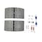 Marathon Brake Shoe Kit - Two Lined Brake Shoes With Hardware, New, Armada, Ar23P, 23000 Gawr 4707QPKVT - alternate 2